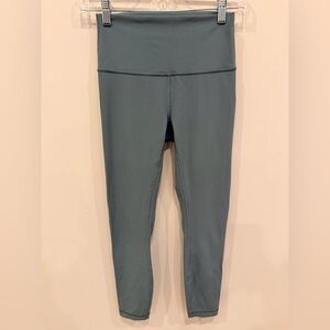 Lululemon Align High Rise Leggings Green Yoga Pants Women 28” Inseam
